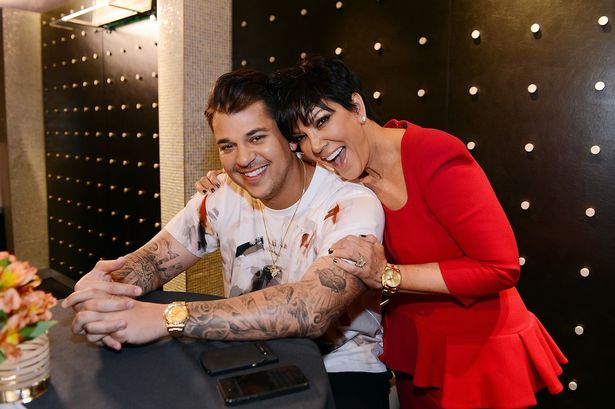 Rob Kardashian and Kris Jenner