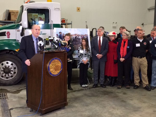 Gov. Bill Walker unveils his 2016 budget plan Wednesday Dec. 9