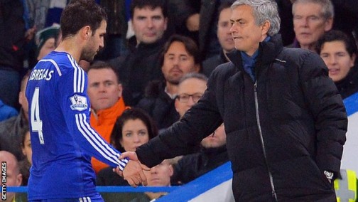 Fabregas Mourinho Chelsea