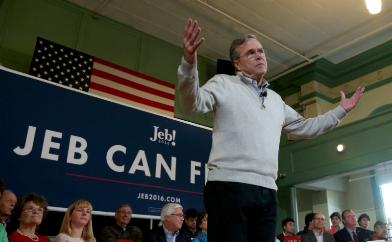 Jeb Bush Not Mad About Trump Actually Enjoying Himself