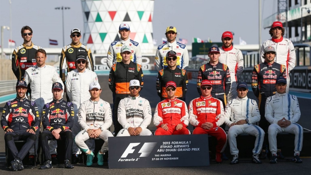 F1 Abu Dhabi GP Drivers Group