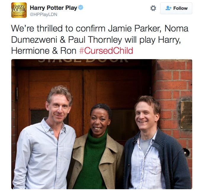 JK Rowling defends casting of black Hermione in new play