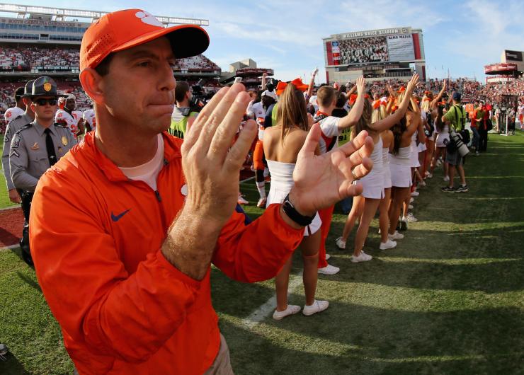 Dabo Swinney Clemson 2015