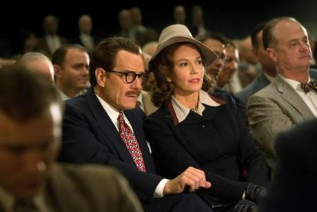 Bryan Cranston as Dalton Trumbo and Diane Lane as Cleo Trumbo in a scene from'Trumbo