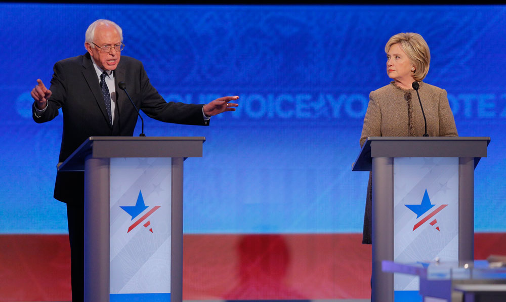 After data breach fight, Clinton and Sanders face off at Democratic debate