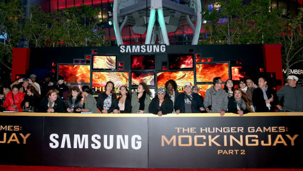 Samsung celebrates the premiere of The Hunger Games Mockingjay  Part 2