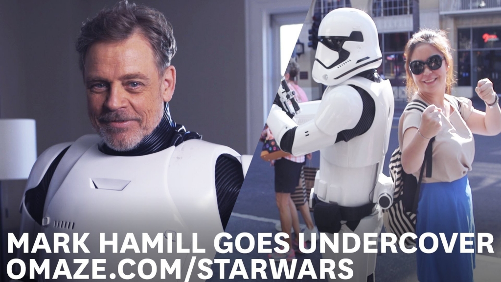 Luke Skywalker Force Awakens Omaze