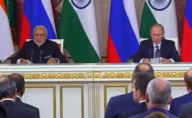 PM Modi Vladimir Putin Address Joint Press Conference In Moscow Highlights