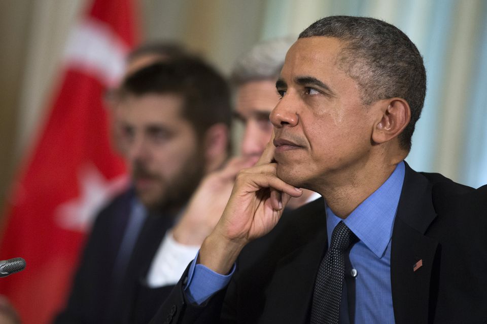 Obama urges Turkey Russia to set tension aside focus on IS