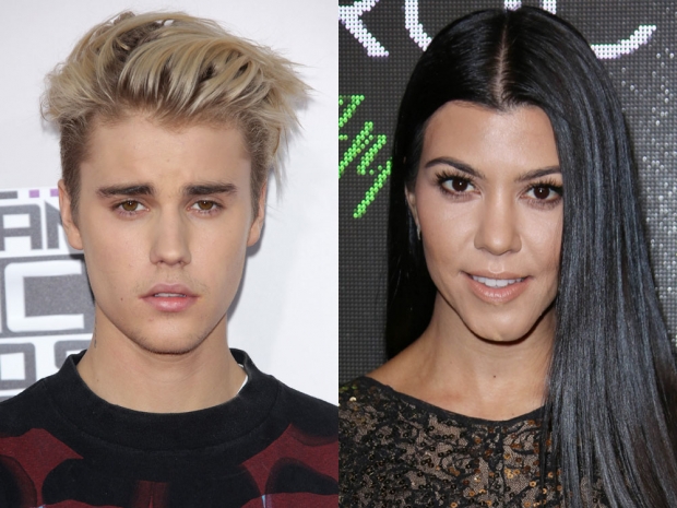 Kourtney Kardashian and Justin Bieber