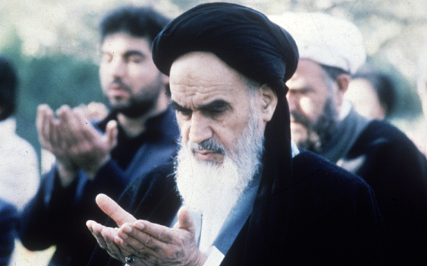 Islamic Revolution's leader Ayatollah Ruhollah Khomeini