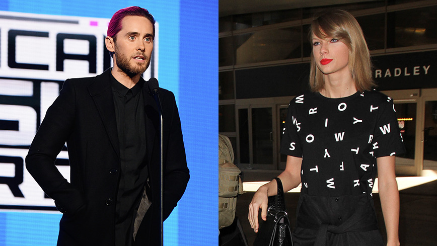 Jared Leto and Taylor Swift