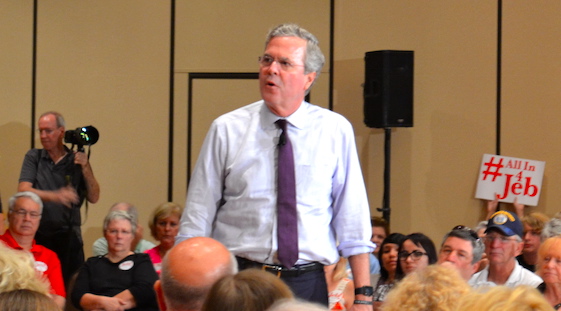 Jeb Bush spoke Monday afternoon in Ocala