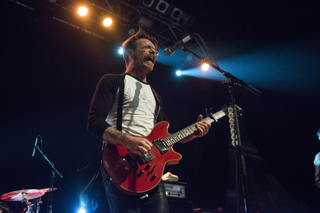Jesse Hughes of Eagles Of Death Metal performs at O2 ABC Glasgow