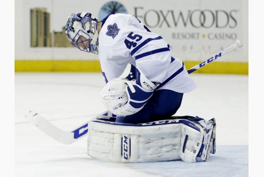 Toronto Maple Leafs goalie Jonathan Bernier who is winless in 10 games this season is expected to report to the Marlies and start four of the next six games