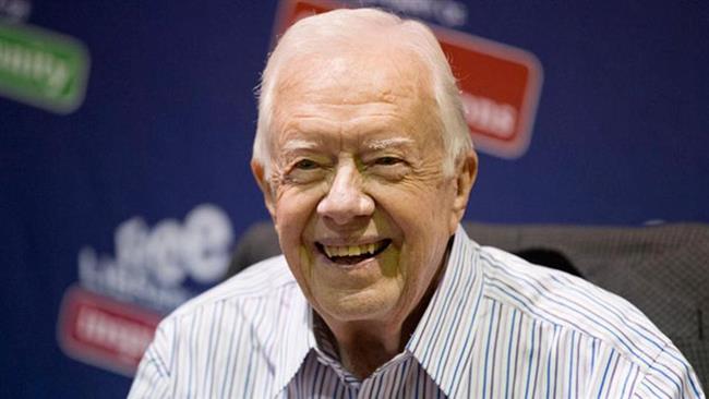 Jimmy Carter's cancer is gone the former president announced on Sunday