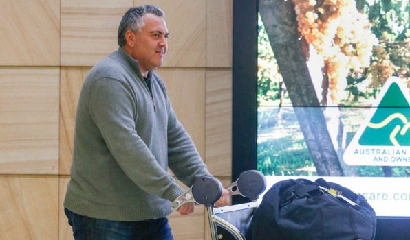 Joe Hockey arrives back into Australia