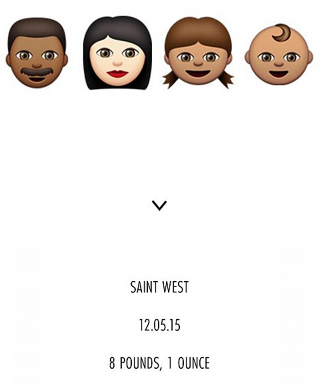 Kim Kardashian and Kanye West Named Their Son Saint