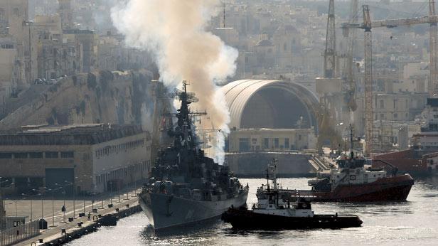 The Smetlivy seen in Grand Harbour three years ago