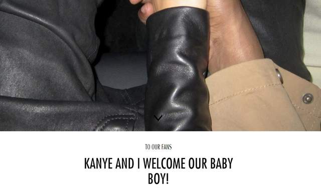 Kim Kardashian And Kanye West Have Baby Boy