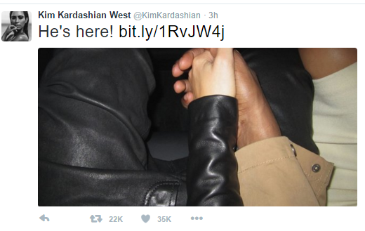 Kim Kardashian has given Kanye West a son