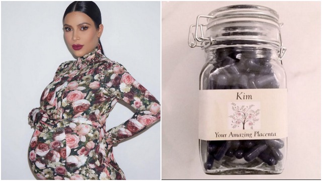 Kim Kardashian, and Kim Kardashian's placenta pills