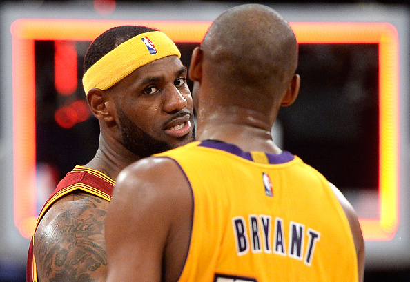 Lebron James and Kobe Bryant