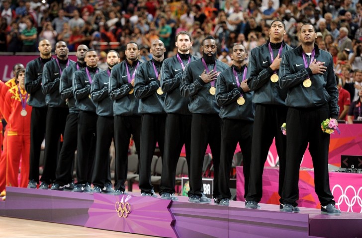 Kobe Bryant was part of the US team that successfully defended its Olympic title at London 2012