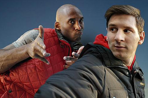 'Kobe Bryant will always be in the history books as one of the greatest.- via Messi's Instagram account