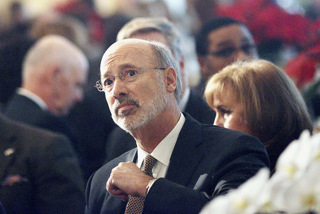 20151203lrgovernorwolf03-8 Gov. Tom Wolf reiterated today that he would not support a stopgap spending plan to pass the state budget