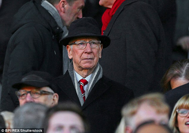 Legendary footballer Sir Bobby Charlton was among the Boxing Day fans at the Britannia Stadium