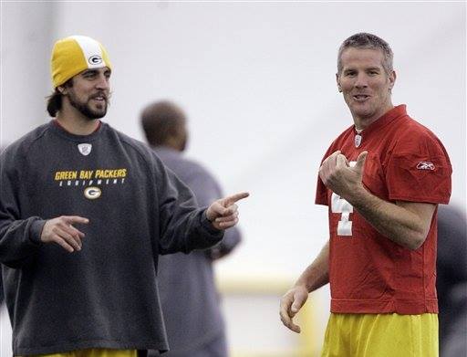 Aaron Rodgers & Brett Favre