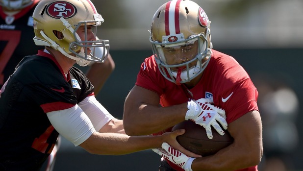 Looking to grab his chance San Francisco's Jarryd Hayne