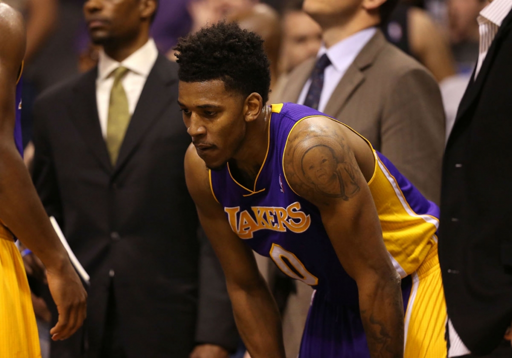 Los Angeles Lakers small forward Nick Young is the subject of recent NBA Trade Rumors