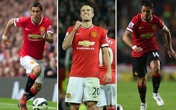 Louis van Gaal decided to let Di Maria van Persie and Hernandez leave Manchester United