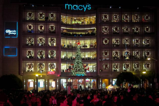 Macy's Union Square in San Francisco on Black Friday