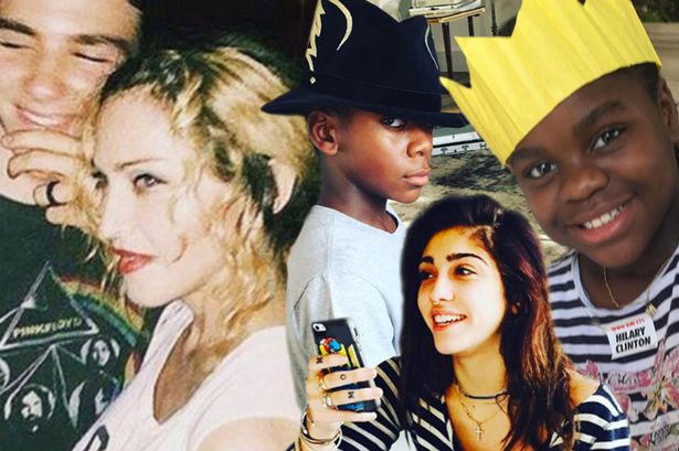 Madonna  Instagram

Doting mum Madge shared these snaps