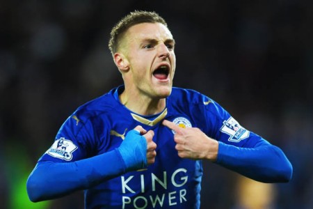 Man on fire Jamie Vardy scores again