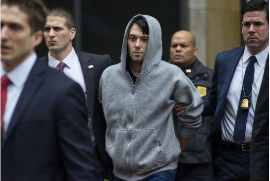 Martin Shkreli was fired Monday as chief executive officer of Kalo Bios Pharmaceuticals Inc. following his arrest last week on charges of securities fraud