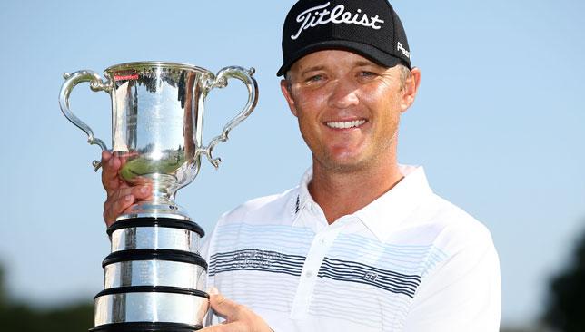 Jones with his trophy