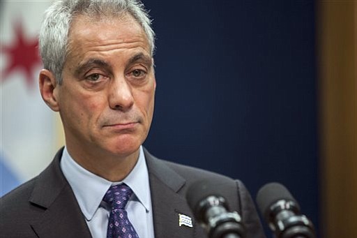 Chicago Mayor Rahm Emanuel speaks at a news conference in Chicago Tuesday Dec. 1 2015 where he announced the firing of Chicago Police Superintendent Garry Mc Carthy and discussed the creation of a newly created task force on police accountability. The