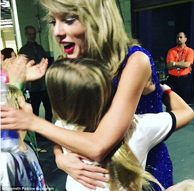 Biggest inspiration: Gwyneth Paltrow shared a happy birthday message for Taylor Swift on Sunday by posting