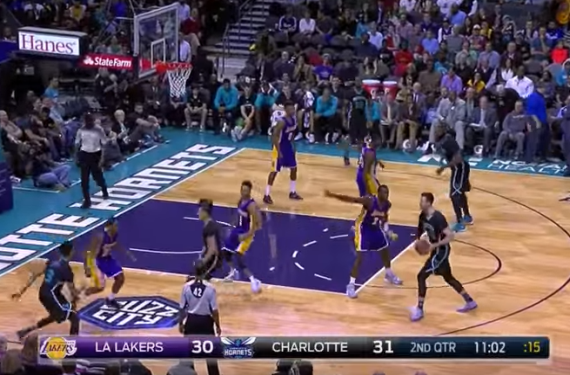 Lakers Hornets mess