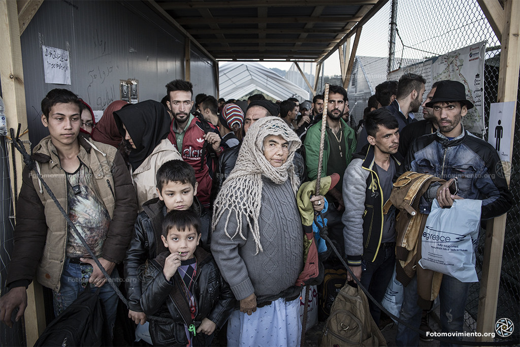 Migrants arriving in Lesbos. The Greek island just off the Turkish coast is the main entry point to the EU