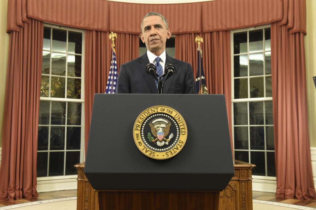 Washington DC. President Obama addressed the terrorism threat to the United States and the recent attack in San Bernardino California