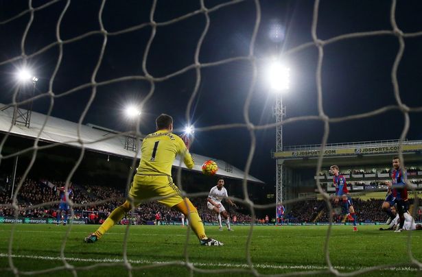 Muted farewell Playmaker shoots straight at Swansea keeper Fabianski