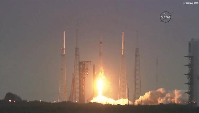 The commercial spacecraft Cygnus successfully launched Sunday and is on its way to resupply the International Space Station