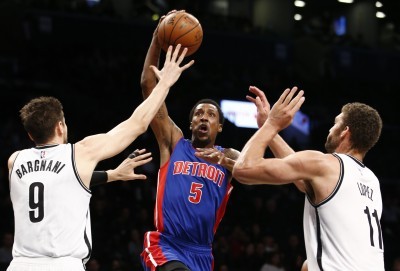 Nets Defeat the Pistons 87-83 at Barclays Center