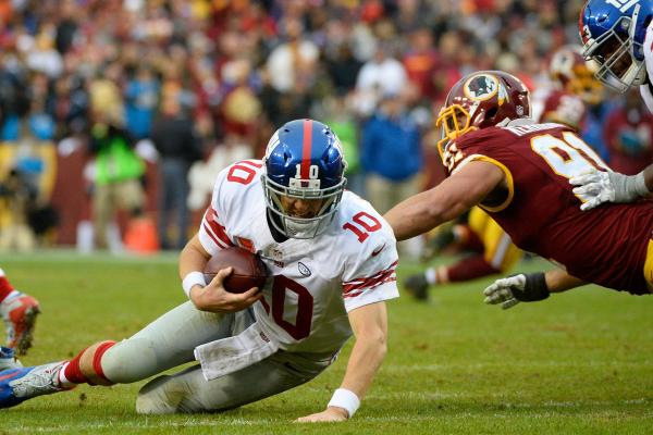 Result: Washington Redskins hold off New York Giants fightback