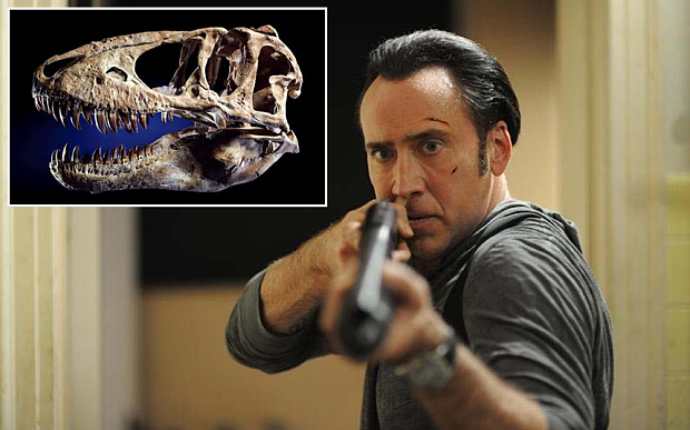 Nicolas Cage agrees to return Tyrannosaurus skull he bought at auction in 2007 to Mongolia